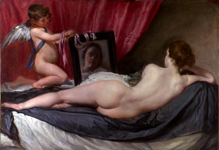 Diego Velazquez venus at her Mirror (df01) oil painting picture